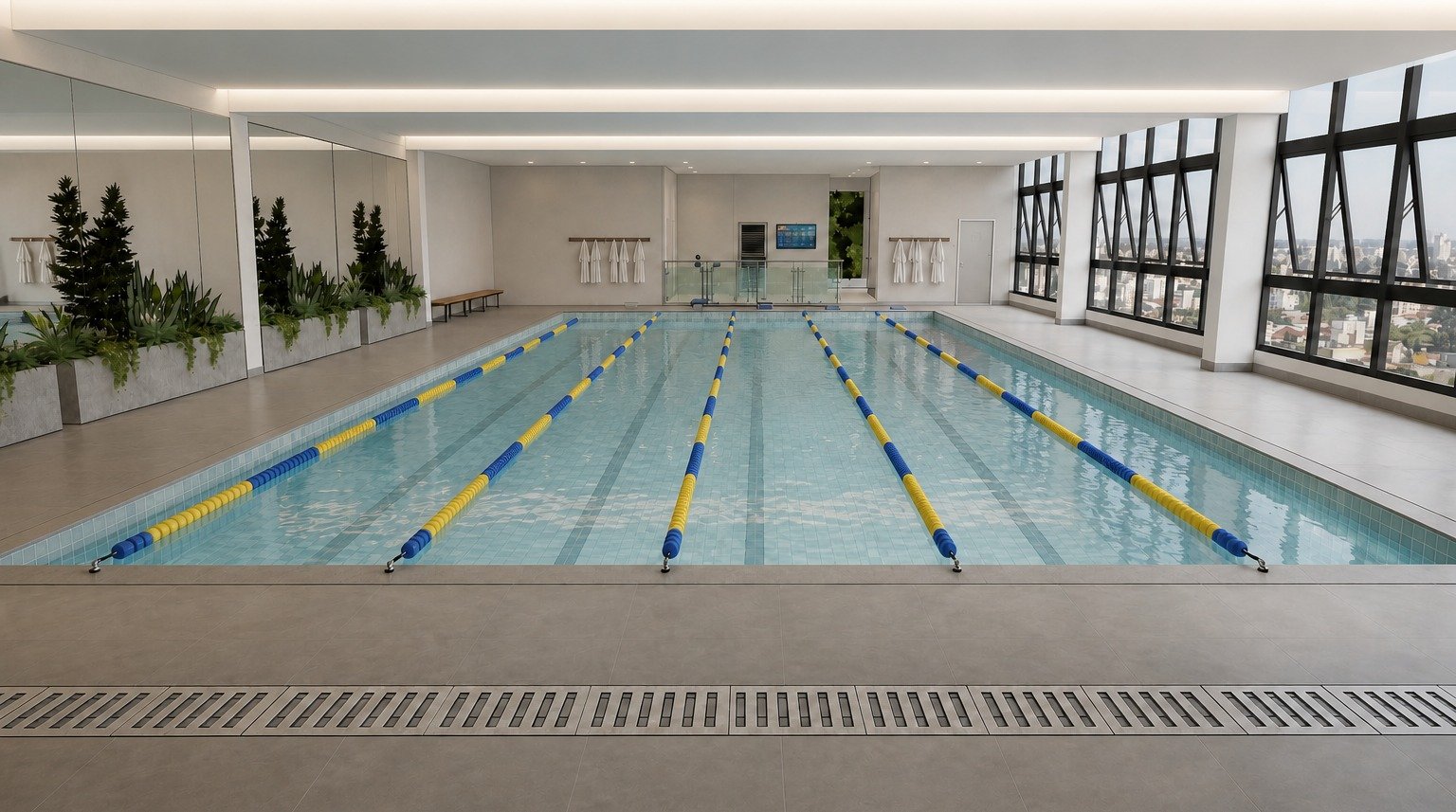 Piscina olímpica do Centro Superação